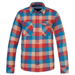 Chemise homme Rafiki Virage rouge / bleu lagoon plaid