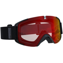 Masques ski Salomon Xview Black Mid Red
