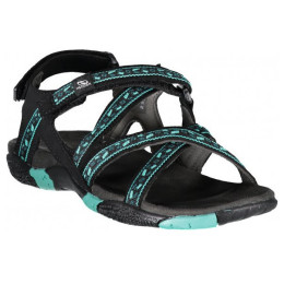 Sandales femme Hannah Fria Lady noir/vert