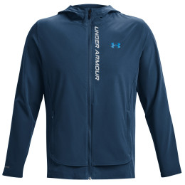 Coupe-vent homme Under Armour Outrun the Storm Jacket bleue Varsity Blue / Midnight Navy / Reflective