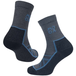 Chaussettes MOOA Merino Adventure bleu Denim Blue