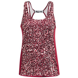 Top femme Under Armour Fly By Printed Tank rose Black Rose / Black Rose / Reflective