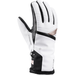 Gants de ski femmes Leki Snowfox 3D Lady blanc WhiteGold