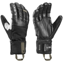 Gants ski Leki Montera Pro GTX noir black-white-burnt olive