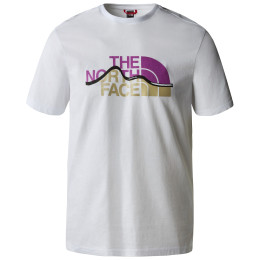 T-shirt homme The North Face Mountain Line Tee - Eu blanc TNFWHT/PURPLECACTUSFLOWER
