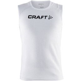 Débardeur fonctionnel hommes Craft Mesh Superlight blanc WhitePrint