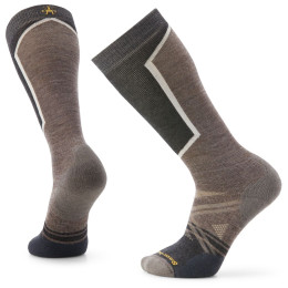 Chaussettes de ski Smartwool Ski Full Cushion OTC - Recycled brun / gris Taupe