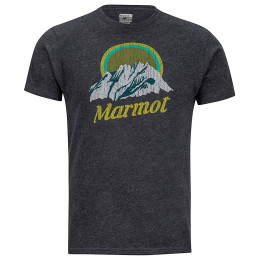 T-shirt homme Marmot Pikes Peak Tee SS vert NewCharcoalHeather
