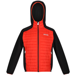 Veste enfant Regatta Kielder Hybrid V 2021 rouge / noir Cajunorn/Ash