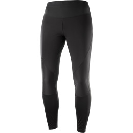 Patalon femme Salomon Agile Softshell Tight W vert Black
