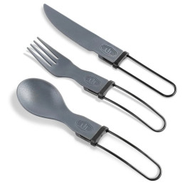 Set de couverts GSI Outdoors Tekk Trio Folding Cutlery Set