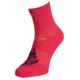 Chaussettes Silvini Enduro Orino rouge fuchsia-black
