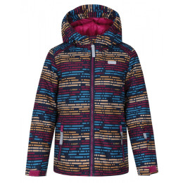 Veste d'hiver enfants Loap Zengo rose Pink