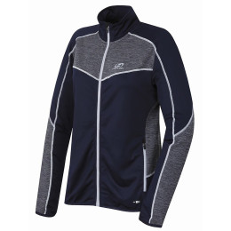 Sweat-shirt femme Hannah Victoria bleu / gris NightSky/LightGrayMel