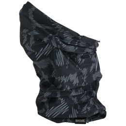 Foulard multifonctions enfant Regatta Kids Printed Multitube II noir / gris Blk/MnGrySk