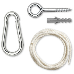 Fixation hamac La Siesta Seguro blanc