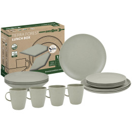 Ensemble vaisselle Brunner Lunch Box PLA Tierra Forest