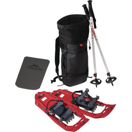 Ensemble MSR Snowshoe Kit rouge / noir Red/Black