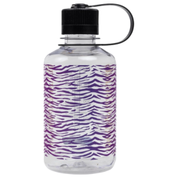 Bouteille Nalgene Narrow Mouth Animal Print 500 ml violet / graphite Clear Rainbow Zebra