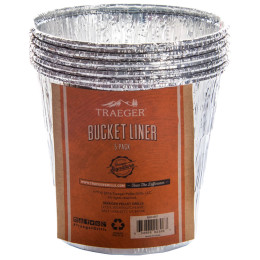 Accessoire barbecue Traeger BUCKET LINER 5 PACK argenté