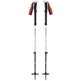 Bâtons de ski alpin Black Diamond Expedition 2 noir / orange Ginger