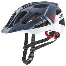 Casque vélo Uvex Quatro Cc bleu / blanc Deep Space-White Mat