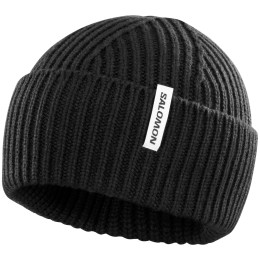 Bonnet Salomon Snowbird Beanie U noir DEEP BLACK