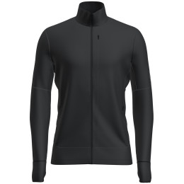 Sweatshirt fonctionnel homme Icebreaker M Mer 260 Quantum IV LS Zip vert Black