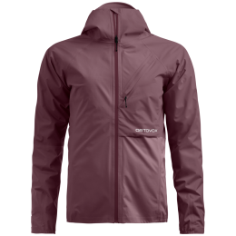 Veste imperméable pour femme Ortovox Trace 2.5L Jacket W rose Chestnut