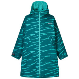 Manteau imperméable pour enfant Regatta Junior Changing Robe Mediterranea vert Mediterranea Tebra Turquise
