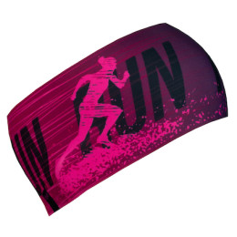 Bandeau Bjež Active Run rose / violet magic