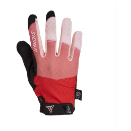 Gants vélo femme Silvini Fiora noir / rose blush-punch