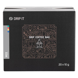 Café Drip it Mix - Brazil, Nicaragua, Colombia, Ethiopia 20 x 10 g vert