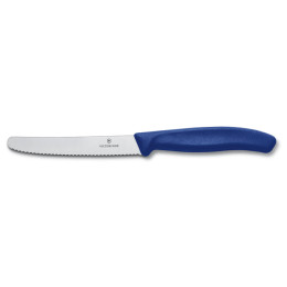 Couteau tomates Victorinox 11cm bleue