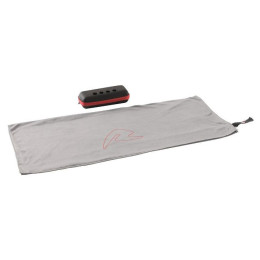 Serviette Robens Fjell Trekking Towel S girs Black & Grey