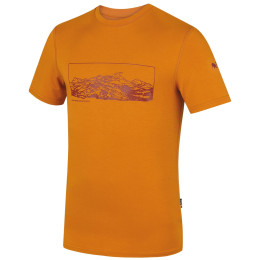 T-shirt homme Zulu Bambus Alpine 210 Short orange curry