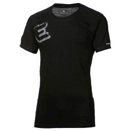 T-shirt fonctionnel homme Progress Progress NKR Print "E" potisk vert Black