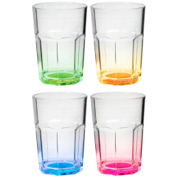 Jeu de verres Brunner Octoglass Color Set bleu / violet