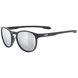 Lunettes soleil Uvex Lgl 53 noir / argenté Black Matt / Mir.Silver