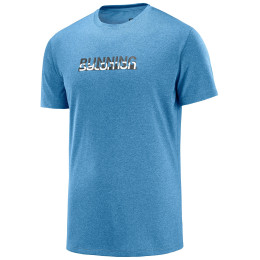 T-shirt homme Salomon Agile Graphic Tee M bleue AlloyHeat