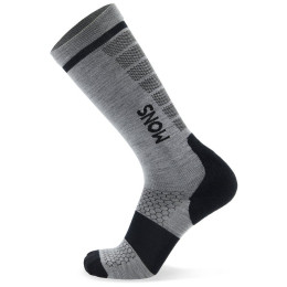 Chaussettes de ski Mons Royale Pro Lite Merino Snow Sock gris / noir Grey Marl