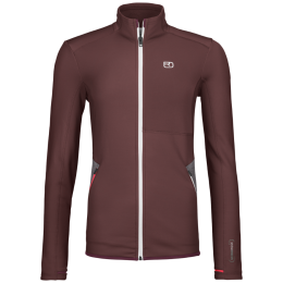 Veste polaire fonctionnelle femme Ortovox Fleece Jacket W rouge Winetasting