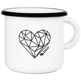 Tasse Zulu Cup Heart blanc / noir white/black