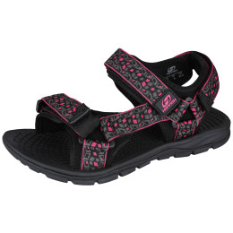 Sandales femme Hannah Feet (cube) noir / rose Jazzy(Cube)