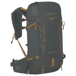 Sac à dos randonnée Osprey Talon Velocity 20 noir / jaune dark charcoal/tumbleweed yellw