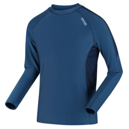 T-shirt homme Regatta LS Rash Guard bleue DynBlu/MnltD
