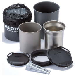 Set de vaisselle Soto Thermostack + Cook Set Combo vert