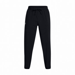 Pantalons de survêtement hommes Under Armour Vibe Woven Jogger noir Black/White
