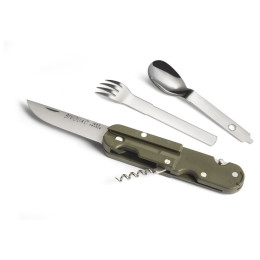 Outil multifonction TB OUTDOOR Bivouac Camp Knife vert foncé