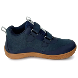 Chaussures barefoot toutes saisons pour enfant Bugga Oscar Blue bleu foncé modrá